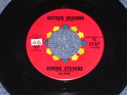 画像1: CONNIE STEVENS - SIXTEEN REASONS / 1960 US Second Pressings 7" Single  