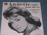 ANNETTE - DREAMIN' ABOUT YOU / 1961 US ORIGINAL WHITE LABEL PROMO With PICTURE SLEEVE 7" SINGLE 
