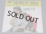 ANNETTE With THE BEACH BOYS - MONKEYS UNCLE / 1965 US ORIGINAL With PICTURE SLEEVE 7" SINGLE  