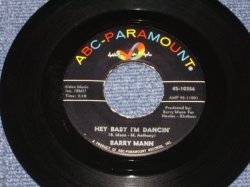 画像1: BARRY MANN - HEY BABY I'M DANCIN' / 1962 US ORIGINAL 7" SINGLE  