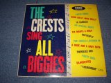 THE CRESTS - SING ALL BIGGIES ( Ex+/Ex++ ) / 1960 US ORIGINAL Rare! "YELLOW LABEL With BLACK PRINT"  MONO Used LP  