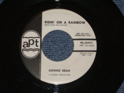 画像1: DONNIE DEAN - RIDIN' ON A RAINBOW  / 1960's US ORIGINAL White Label Promo 7" SINGLE 