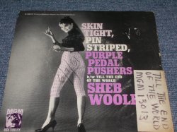 画像1: SHEB WOOLEY - SKIN TIGHT, PIN STRIPED , PURPLE PEDAL PUSHERS / 1961 US ORIGINAL 7"SINGLE With PICTURE SLEEVE  