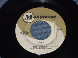 画像1: ROY ORBISON - LEAH ( Ex/Ex ) / 1962 US ORIGINAL 7" Single