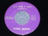 WANDA JACKSON - LET'S HAVE A PARTY / 1960 US ORIGINAL 7"Single