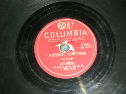 画像1: GUY MITCHELL - PITTSBURGH, PENNSYLVANIA  / 1952 US ORIGINAL 78rpm SP 