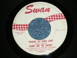 DANNY and The JUNIORS - TWISTIN' ALL NIGHT LONG ( Ex++/Ex++ )   / 1962 US ORIGINAL Used 7" Single  