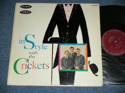 画像1: THE CRICKETS - IN STYLE WITH THE CRICKETS included "I FOUGHT THE LAW" ( 2nd Press Label Design, MAROON Color Label, VG+++/Ex+ )  / 1960 US ORIGINAL on CORAL MAROON Label  STEREO Used  LP  