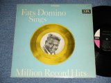 FATS DOMINO - SINGS MILLION RECORD HITS ( Ex++/Ex++ )  / 1964 Release Version US AMERICA ORIGINAL 1st Press on STEREO "BLACK with PINK  Label"  STEREO Used LP 