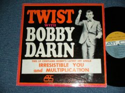 画像1: BOBBY DARIN - TWIST WITH BOBBY DARIN ( Black Cover ; Ex+/Ex++ ) / 1962 US ORIGINAL 2nd Press Label MONO LP 