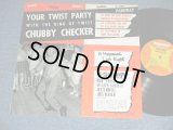 CHUBBY CHECKER -  YOUR TWIST PARTY  ( 2nd press "ORANGE&YELLOW Label" : MINT-/MINT-- )   / 1961 US AMERICA ORIGINAL 2nd Press Label MONO Used LP 