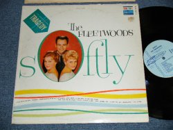 画像1: THE FLEETWOODS -  SOFTLY  (Ex+/Ex++) / 1960 US ORIGINAL "1st Press LIGHT BLUE Label"  MONO Used  LP