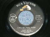 TOMMY BOYCE ( of BOYCE & HART) - A MILLION THINGS TO SAY : DON'T BE AFAID (Ex+++/Ex+++) / 1963 US AMERICA ORIGINAL  Used 7" SINGLE 