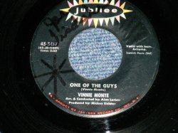 画像1: VINNIE MONTE - ONE OF THE GUYS : THE YEAR MAY BE OVER ( Ex++/Ex++ )  /  1962  US AMERICA ORIGINAL Used 7" SINGLE 