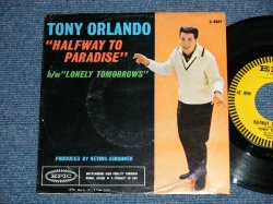 画像1: TONY ORLAND - HALFWAY TO PARADISE ( J.GOFFEN & C.KING) : LONELY TOMORROWS  ( Ex++/Ex+++ ) / 1961 US AMERICA ORIGINAL "With PICTURE SLEEVE / PS"  Used 7" SINGLE 