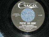DAVE KENNEDY & the AMBASSADORS - KEEPI' and HIDIN' : KISS ME QUICK ( Ex-/Ex- )   / Early 1960's  US AMERICA ORIGINAL Used 7"45rpm Single 
