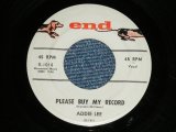 ADDIE LEE - PLEASE BUY MY RECORD : C'MON HOME ( Ex+/Ex+ ) / 1957? US AMERICA  ORIGINAL Used  7" Single