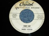 WANDA JACKSON -  HONEY BOP : JUST A QUEEN FOR A DAY  ( Ex++/Ex++: TEAROL )  / 1958 US AMERICA ORIGINAL "WHITE LABEL PROMO"  Used 7"Singl