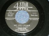 CHARLIE RYAN - HOT ROD LINCOLN / THRU THE MILL  (ROCK & ROLLER HILLBILLY CAR SONG ) ( Ex/Ex)  / 1959 US AMERICA  ORIGINALUsed  7" SINGLE  