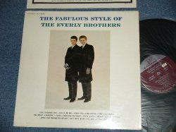 画像1: THE EVERLY BROTHERS - The FABULOUS STYLE OF The EVERLY BROTHERS (Matrix #  A)CLP-3040-1  TM-6157   B) CLP-3040-2  TM-6158 )(Ex+/Ex++ )  / 1963 US ORIGINAL "MAROON Label" MONO Used LP  