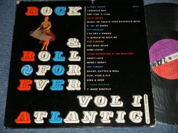 画像1: V.A. Various Omnibus (JOE TURNETR, LaVERN BAKER, The CLOVERS, CLYDE McPHATTER & The DRIFTERS, RUTH BROWN, RAY CHARLES, ) - ROCK & ROLL FOREVER (Ex++/Ex+++ WOL, EDSP)  / 1960-61 US AMERICA "Reissue of 1239"  "RED &PLUM Label" MONO Used LP 