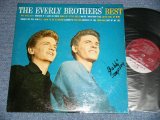 The EVERLY BROTHERS - The EVERLY BROTHERS' BEST  (Ex+/Ex+ WOFC,WOL,WOBC ) / 1959 US ORIGINAL 1st Press "MAROON Label With METRONOME Logo" :MONO Used LP  