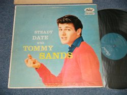 画像1: TOMMY SANDS- STEADY DATE WITH TOMMY SANDS (Ex+/Ex++ EDSP, WOBC) / 1957 US AMERICA ORIGINAL 1st Press"TURQUOISE Label" MONO Used LP