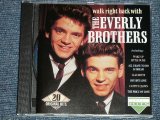 The EVERLY BROTHERS - WALK RIGHT BACK With : 20 GREATEST HITS (MINT/MINT )  / 1994 EUROPE Used CD