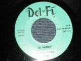 RITCHIE VALENS - A) LA BAMBA B) DONNA (Ex++/Ex++) / 1958 US ORIGINAL "Lime Green Label" Used 7" Single