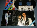 ELVIS PRESLEY - ELVIS IN CONCERT (Ex++/MINT- EDSP, Cut Out) / 1977 US AMERICA ORIGINAL Used 2 LP's 