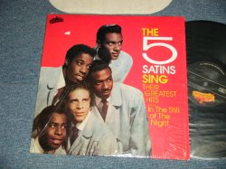 画像1: THE 5 FIVE SATINS - SING THEIR GREATEST HITS  (MINT-/MINT-) / 1990  US AMERICA Used LP  
