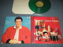 画像1: ELVIS PRESLEY - ELVIS' CHRISTMAS ALBUM (Ex++, Ex/MINT-) / 1985 US AMERICA REISSUE Limited "GREEN WAX Vinyl" Used LP 