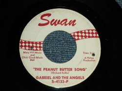 画像1: GABRIEL AND THE ANGELS (BOY TEEN-POP with GIRL Groups) - A) THE PEANUT BUTTER SONG  B) ALL WORK-NO PLAY (Ex/Ex BB) / 1963 US AMERICA Original Used 7" Single 
