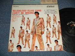 画像1: ELVIS PRESLEY - ELVIS' GOLDEN RECORDS - VOL.2 : 50,000,000 ELVIS FANS CAN'T BE WRONG (MATRIX #  A) M2PY-4737-3S   B) M2PY-4738- 3S )  (Ex+++/Ex+++ Looks*Ex+ EDSP) / 1963 Version  US AMERICA 2nd Press "WHITE RCA VICTOR LOGO & Small STEREO at bottom Label" STEREO Used LP