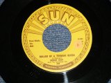 JOHNNY CASH - A) BALLAD OF A TEENAGE QUEEN   B) BIG RIVER (VG+++/VG+++) / 1957 US AMERICA Original Used 7" Single 