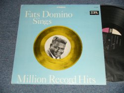 画像1: FATS DOMINO - SINGS MILLION RECORD HITS (Ex+++/MINT-) /1964 US AMERICA ORIGINAL 1st press "BLACK with PINK & WHITE Label" STEREO Used  LP 