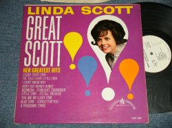 画像1: LINDA SCOTT - GREAT SCOTT! HER GREATEST HITS (Ex++/Ex+) / 1962 US AMERICA ORIGINAL "WHITE LABEL PROMO" MONO Used LP 