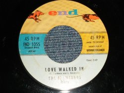 画像1: THE FLAMINGOS - A) LOVE WALKED IN   B) YOURS  (Ex+/Ex+ WOL) / 1959 US AMERICA ORIGINAL Used 7" inch SINGLE 