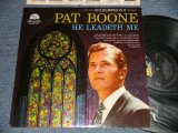 PAT BOONE - HE LEADETH ME (Gospel Album) With MESSAGE SHEET (Ex+++/MINT-) /1959 US AMERICA ORIGINAL STEREO Used LP 
