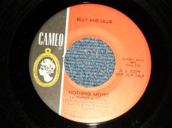 画像1: BILLY AND LILLIE - NOTHING MOVES  B)THE TWO OF US (Ex++/Ex++) / 1960 US AMERICA ORIGINAL "PROMO" Used 7" SINGLE