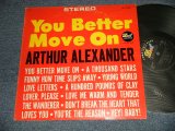 ARTHUR ALEXANDER - YOU BETTER MOVE ON (Ex++/Ex) / 1963 US AMERRICA ORIGINAL "STEREO" Used LP 