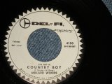 MILLARD WOODS - A)(I'M JUST A) COUNTRY BOY  B)DON'T PUT ME DOWN (Ex+/Ex+)/ 1961 US AMERICA ORIGINAL "WHITE LABEL PROMO" Used 7" SINGLE