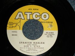 画像1: BEN E. KING - A) SPANISH HARLEM  B) FIRST TASTE OF LOVE (Phil Spector Works) (Ex/Ex) / 1960 US AMERICA ORIGINAL Used 7" SINGLE