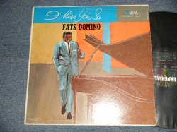 画像1: FATS DOMINO - I MISS YOU SO (Ex++/Ex+++) /1961 US AMERICA ORIGINAL 1st press "BLACK with COLORED STARS at TOP Label"  MONO Used  LP 