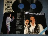 ELVIS PRESLEY - IN CONCERT (Ex+/Ex++) / 1977 US AMERICA ORIGINAL Used 2-LP's 