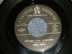 画像1: LINDA SCOTT - I'VE TOLD EVER LITTLE STAR (1st DEBUT SINGLE) (Ex Looks:Ex++/Ex Looks:Ex++) / 1961 US AMERICA ORIGINAL "1st Press Design Label"  Used 7" 45rpm SINGLE  