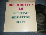 BO DIDDLEY - BO DIDDLEY'S 16 GREATEST HITS (MINT-/Ex++) / 1964 US AMERICA ORIGINAL 1st Press "BLACK with SILVER PRINT Label" Used MONO LP 