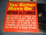 ARTHUR ALEXANDER - YOU BETTER MOVE ON (Ex++/VG+++) / 1963 US AMERRICA ORIGINAL "MONOJacket + STEREO Record" Used LP 
