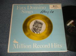 画像1: FATS DOMINO - SINGS MILLION RECORD HITS (Ex/Ex++ WOFC, EDSP) /1960 US AMERICA ORIGINAL 1st press "BLACK with COLORED STARS at TOP Label"  MONO Used  LP 