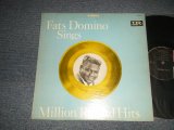 FATS DOMINO - SINGS MILLION RECORD HITS (Ex+/Ex+ Looks:VG++) / 1964 Release Version US AMERICA ORIGINAL 1st Press on STEREO "BLACK with PINK  Label"  STEREO Used LP 